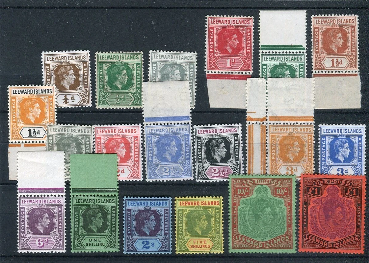 リーワード諸島1ポンド　未使用切手 リーワード諸島1ポンド 未使用切手 リーワード諸島1ポンド 未使用切手