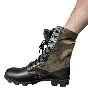 Vietnam Tropical Jungle Boots UK Size:8 Lightweight Durable & Authentic Replica - Picture 1 of 3