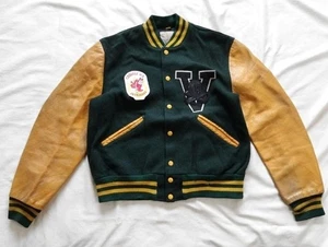 [Vintage] Chaqueta Delong Stadium Hecha en EE. UU. Diablo Años 70 - Imagen 1 de 17