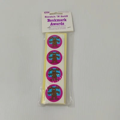 Scratch N Sniff Bookmark Awards 36 Chocolate Theme Stickers Vintage 1985 SEALED - Image 1 of 4