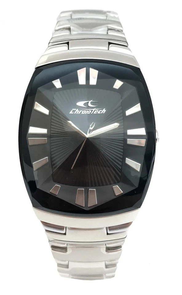 CT7065L-02M Watch CHRONOTECH Stainless Steel Black Silver Woman - Image 1 of 1