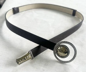 Chico’s Genuine Leather Statement Belt M/L - Picture 1 of 6