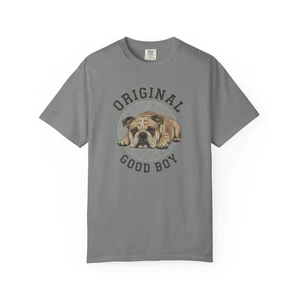 Original Good Boy Bulldog Graphic Tee - Comfort Colors Washed Dog Lover T-Shirt  - Bild 1 von 11