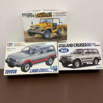 Toyota Land Cruiser 80 BJ40 Model Set Tamiya Fujimi non assemblato nuovo - Immagine 1 di 4