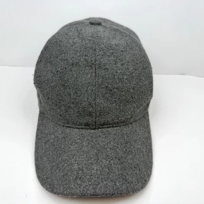 Gorra de béisbol de fieltro gris otoño sombrero cálido ajustable hebilla correa para hombre OSFA Foto 1 de 4