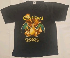 Vintage 1999 Pokemon CHARIZARD Tshirt Youth Large Nintendo official license - Picture 1 of 7