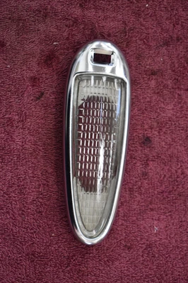 1953 Studebaker Champion, Commander Dome Light Bezel With Lense NICE Original - Image 1 of 3