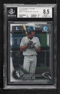 Bowman Chrome Prospects Fernando Tatis Jr 2016 #BCP17 BGS 8,5 Foto 1 de 3