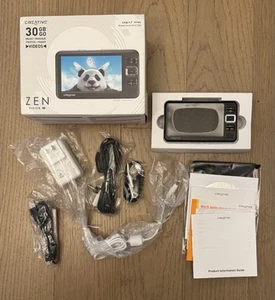Reproductor multimedia digital Creative ZEN Vision W 30 GB de video/FM/MP3/CF NUEVO CAJA ABIERTA - Imagen 1 de 14