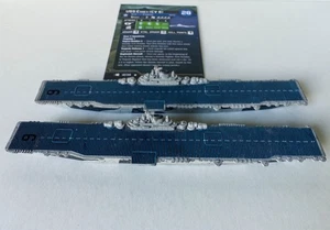 1x USS Essex (CV 9) Axis & Allies War at Sea Miniatures 12/39 Set V - Picture 1 of 2