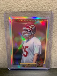 2001 Topps Chrome Rookie Refractor /999 Billy Barber #297 Kansas City Chiefs - Picture 1 of 2