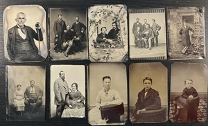 PERSONAS MUY INTERESANTES AÑOS 1860 Y 1870 - 10 FOTOS TIPO TINTE - Imagen 1 de 11