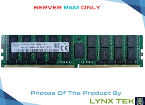 SK Hynix 64GB DDR4 4DRx4 PC4-2666V-LD2 ECC LRDIMM HMAA8GL7AMR4N-VK Memory - Picture 1 of 2