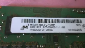 Micron 2GB 1Rx8 PC3-12800S-11-11-B2 Laptop Memory RAM - Picture 1 of 1