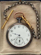 Vintage 1890 Men’s Pocket Watch “WALTHAM MASS” Jewelled Safety Barrel Keeps Time