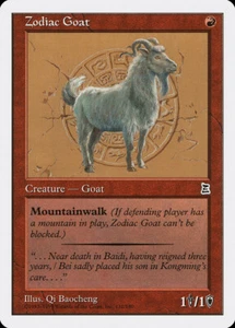 MTG Zodiac Goat - Portal Three Kingdoms #132 - Picture 1 of 1