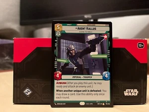 Star Wars Unlimited Spark of the Rebellion Card 115/252 Agent Kallus - Picture 1 of 1