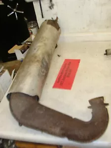 1977 Scorpion 440 range whip sting Cuyuna exhaust pipe muffler silencer system - Picture 1 of 13