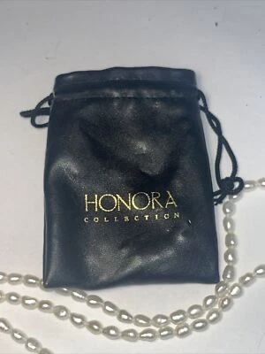 Honora 31” White Freshwater Pearl Necklace 35” - Image 1 of 4