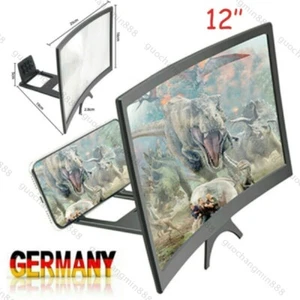 12 Handy-Bildschirmlupe 3D HD Screen Amplifier Smartphone-Ständer Vergrößern DHL - Bild 1 von 8