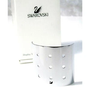 NEW Swarovski Crystal 9 MINI TULIP FLOWER HOLDER DISPLAY STAND Swan Logo SCS Box - Picture 1 of 4