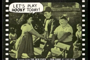 The New Pupil Our Gang 1975 Hollywood Fleer Sticker Card (NM) - Picture 1 of 2