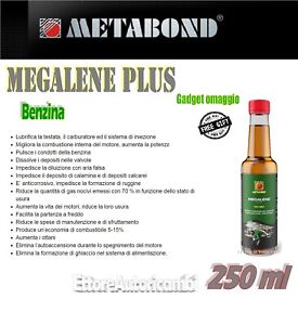METABOND MEGALENE PLUS - ADDITIVO BENZINA 250ML-TRATTAMENTO BENIZNA HIGH QUALITY