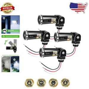 4-Pack Heavy-Duty Photocell Sensor Switch - Automatic Dusk to Dawn Lighting - Picture 1 of 9