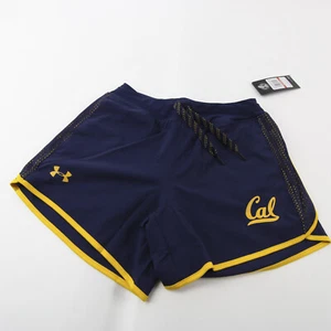 California Golden Bears Under Armour Running Short Women's Navy/Gold New - Picture 1 of 5