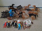 Playpeople Playmobil Cowboys, Indians, Cavalry with horses and accessories