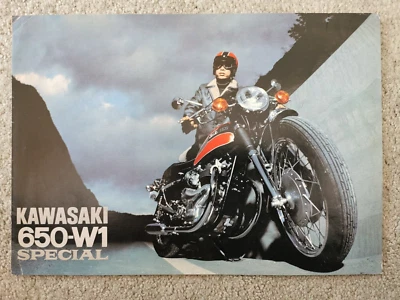 KAWASAKI 650-W1 SPECIAL GENUINE MOTORCYCLE SALES BROCHURE - Image 1 of 3