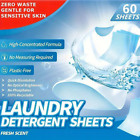 2 Packs Laundry Detergent Sheets Zero Waste Ultra Concentrated 120 Loads (Tide)