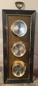 1970s Springfield US Wall Weather Station: Temperature/ Athm Pressure/Humidity - Picture 1 of 7