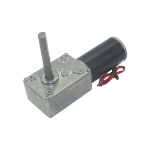 5840-31ZY DC 12V/24V Turbo Worm Gear Motor 51mm-Long Single Shaft 12RPM-470RPM - Picture 1 of 10