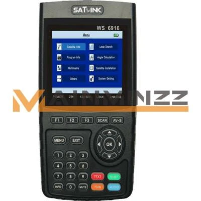 SATLINK WS-6916 DVB-S/S2 HD Buscador de Satélites Medidor con MPEG-2/MPEG-4, QPSK, 8PSK Foto 1 de 4