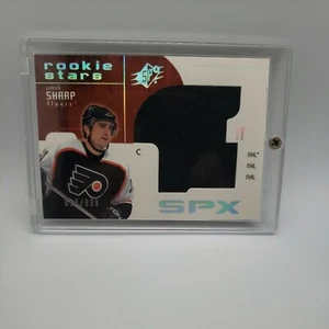 2002-03 SPX Rookie Stars Patrick Sharp Patch RC /999 - #173 - Picture 1 of 5