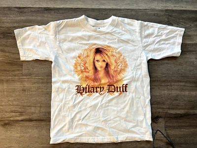 Vintage Hilary Duff 2005 Tour T-Shirt Size Medium White Pop Music Youth Y2K Tee - Image 1 of 4