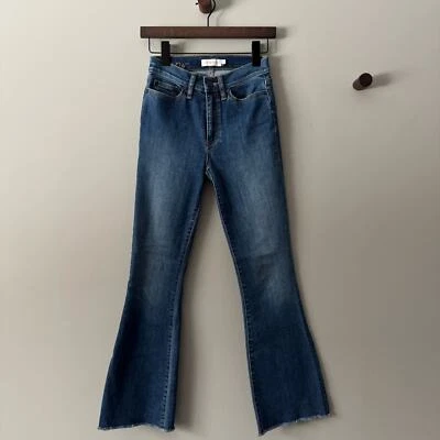 EUC TORY BURCH MID-WASH BLUE FLARE JEANS SIZE 23 - Image 1 of 4