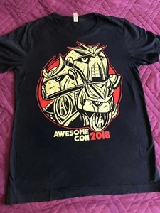 Awesome Con 2018 Shirt Medium M Rare Washington DC Canvas AWESOMECON '18 - Imagen 1 de 3
