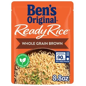 Ready Rice Whole Grain Brown Rice, Easy Dinner Side, 8.8 OZ Pouch (Pack of 12) - Picture 1 of 9