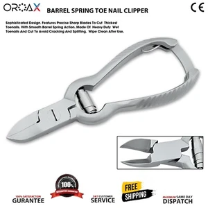 Toenail Clippers for Thick Ingrown Toe Nails Heavy Duty Precision Nail Scissor - Picture 1 of 3