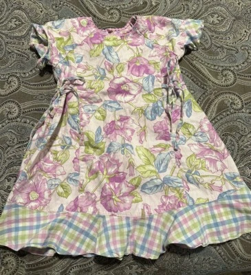 baby lulu 3t purple floral dress - Image 1 of 4