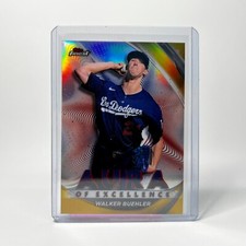 WALKER BUEHLER 2022 Topps Finest #AE-WB Aura of Excellence GOLD REFRACTOR /50