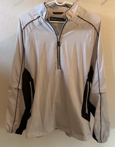 Herren Gr. M PGA Tour Golf Polyester, 1/2 Zip Pullover Jacke, abnehmbare Ärmel - Bild 1 von 8