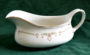 Art Deco Gravy Boat Alfred Meakin England Geometric Bright Colors 7.5" x 3.5" - Picture 1 of 13