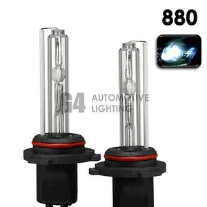 2X NEW HID XENON 880 893 Fog Light Replacement Bulbs AC 35W 6000K Crystal White - Picture 1 of 12