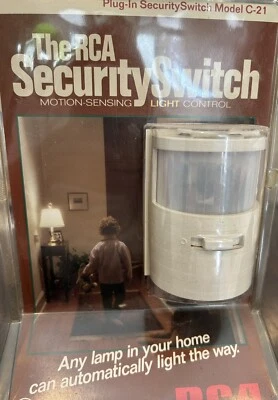 Vintage New RCA  Security Switch Model C-21 Sealed- Motion Sensing FREE SHIPPING - Image 1 of 4
