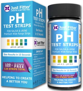 pH Test Strips for Testing Alkaline and Acid Levels in The Body. Track & Moni... - Picture 1 of 1