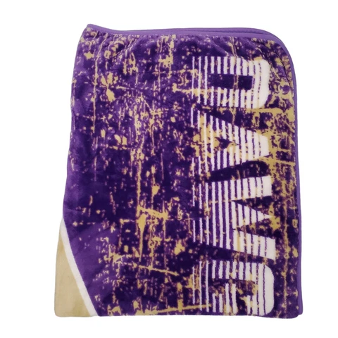 Logo Brands University of Washington Huskies Fleece Blanket 56" x 50" Super Soft Cover