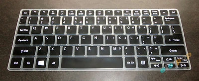 Keyboard Cover Skin Protector for Acer Aspire One AO1-132 series 11.6'' - Image 1 of 2